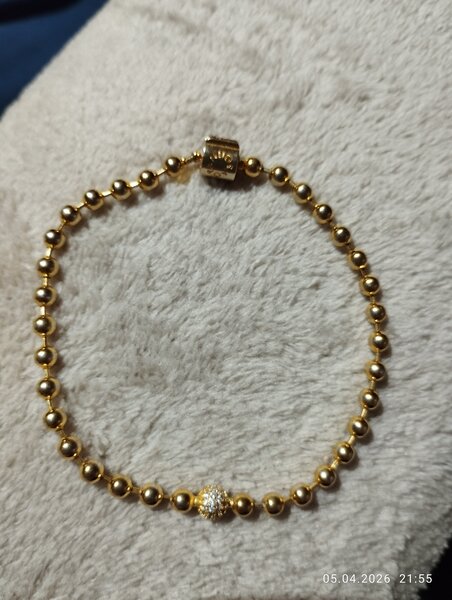 Bratara argint Pandora 19 cm.